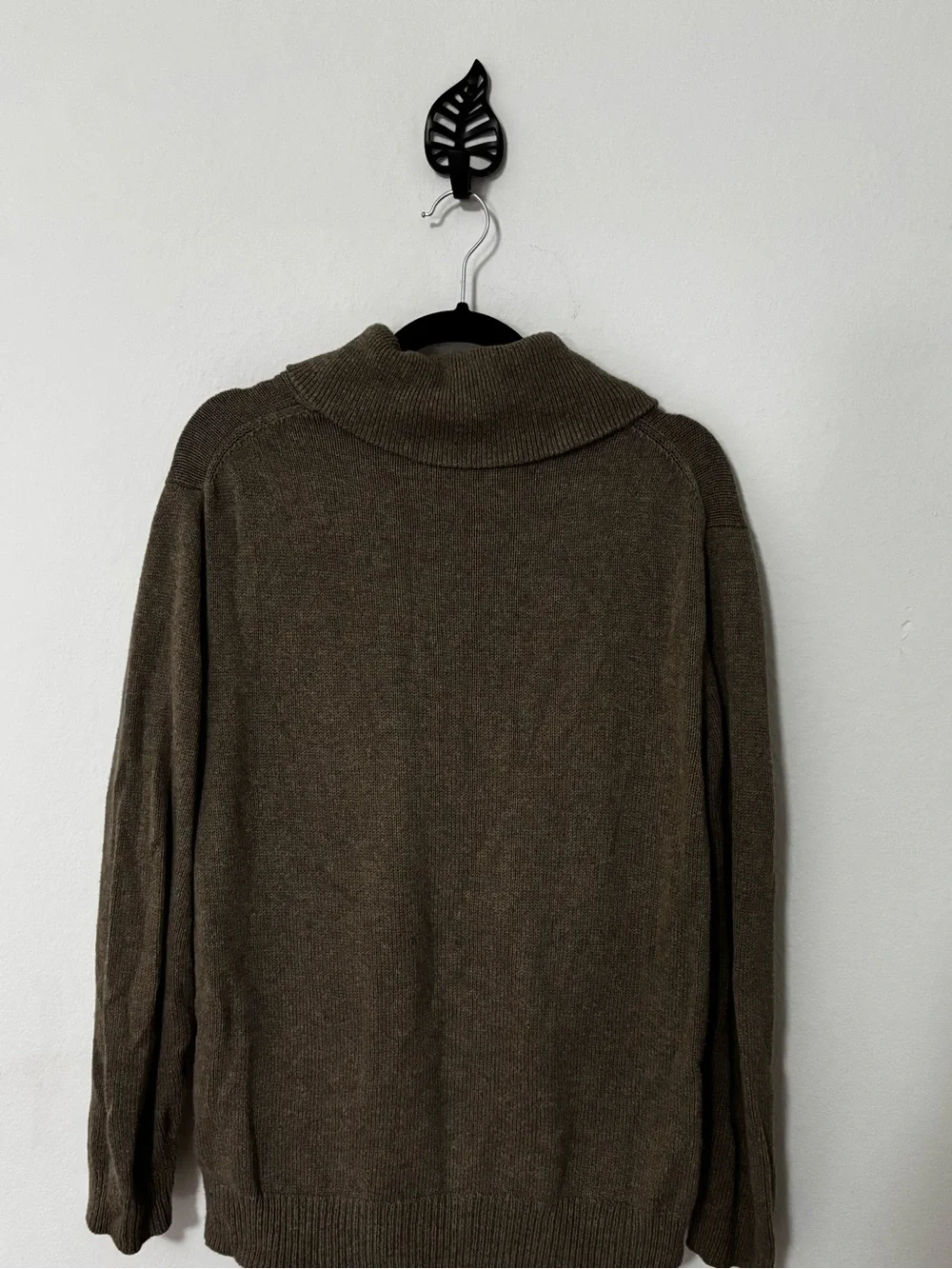J.Crew Men’s Shawl Collar Toggle Sweater Olive S